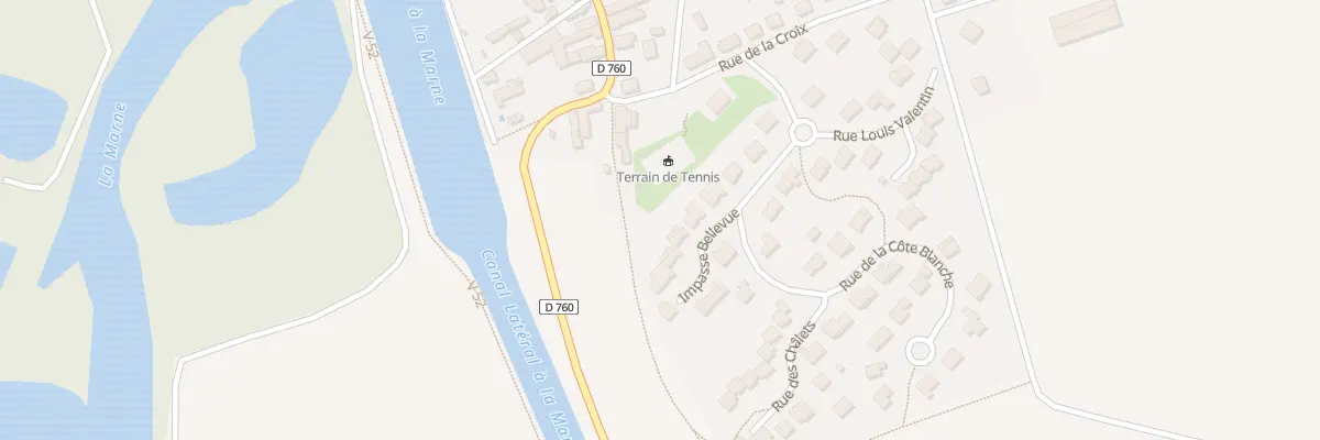 Plan du 2 Imp Bellevue à Soulanges