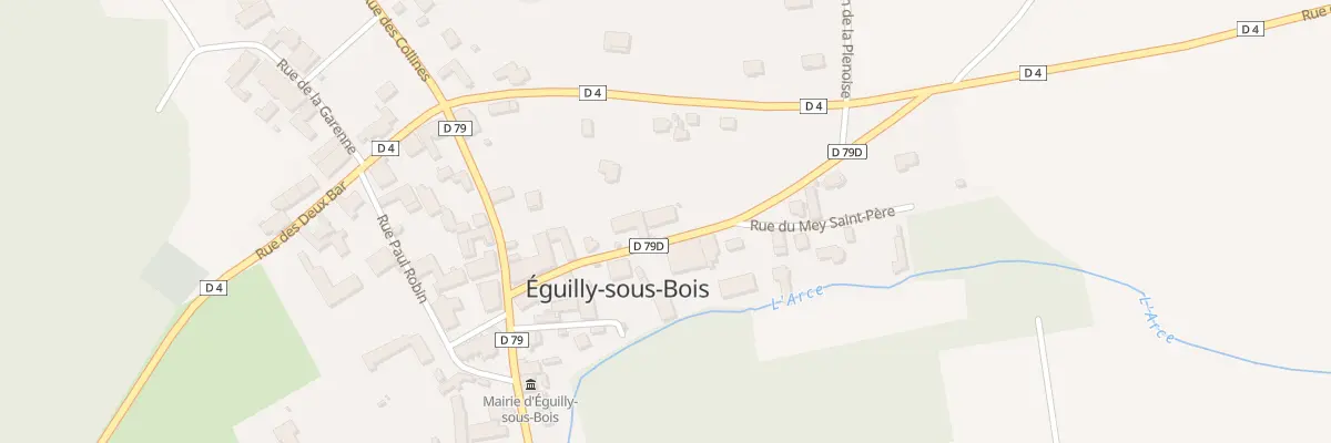 Plan du 4 Rue de la Lauchere à Éguilly-sous-Bois