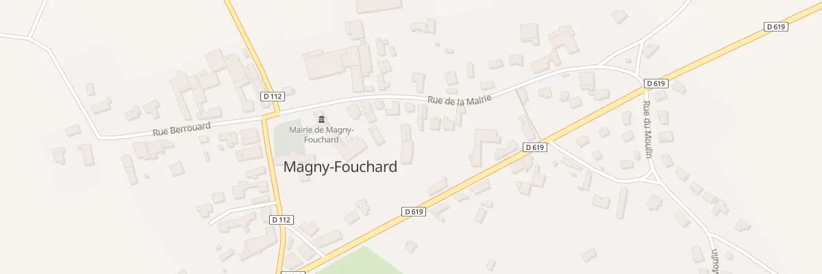 Plan du 10 Rue de la Mairie à Magny-Fouchard