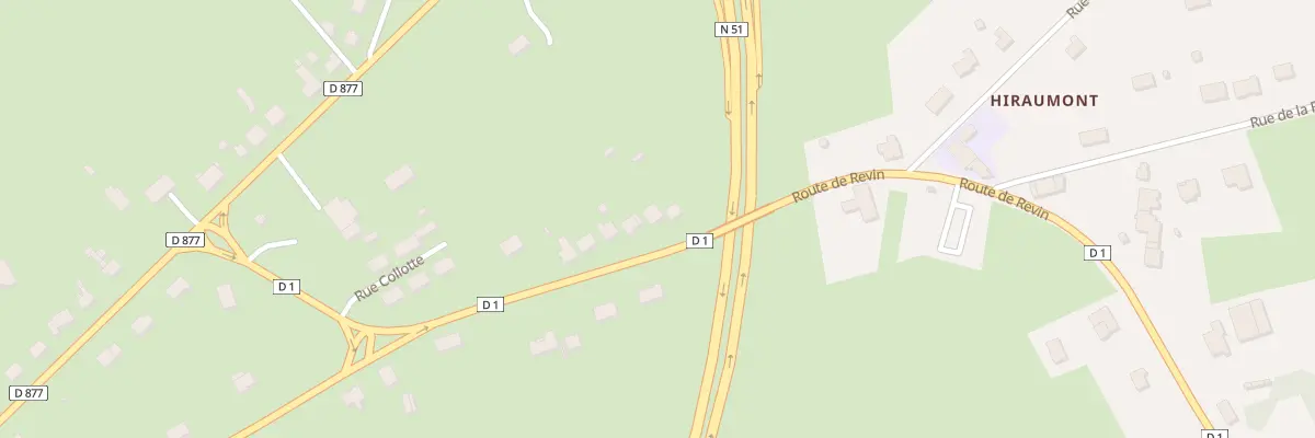 Plan du 11 Rte de Revin à Rocroi