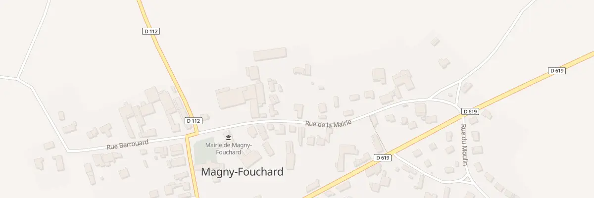 Plan du 5 Rue de la Mairie à Magny-Fouchard