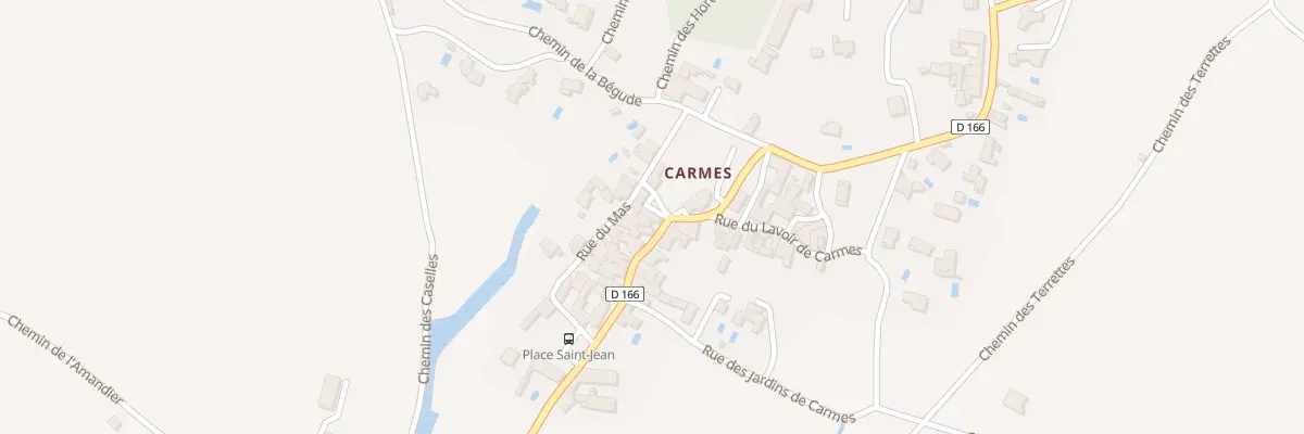 Plan du 5054 Carmes à Sabran
