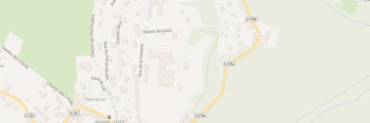 Plan du 5268 Bruchon à Lalouvesc