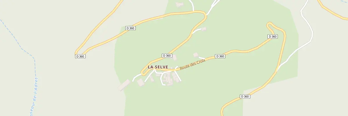 Plan du 5057 La Selve à Orgnac-l’Aven
