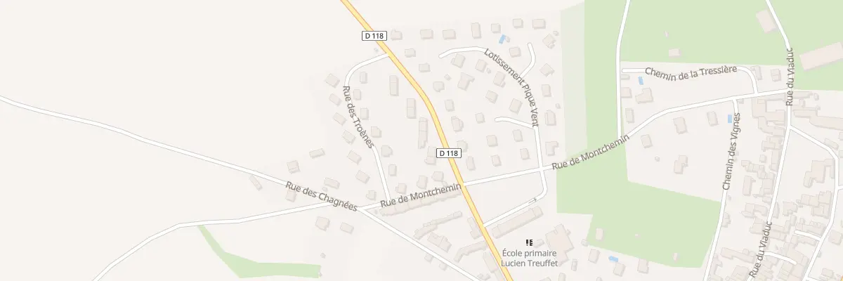 Plan du 23 Rue de la Croix de la Borde à Sainte-Colombe-sur-Seine