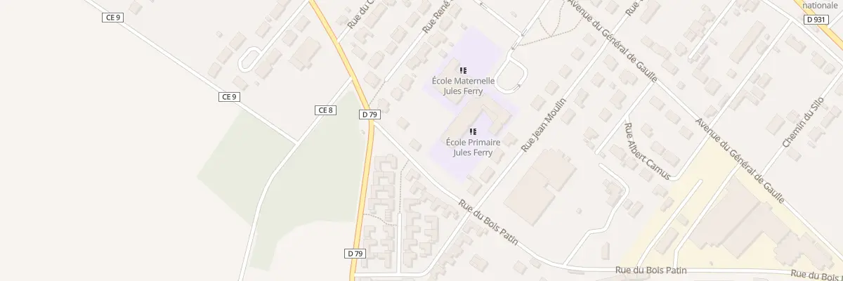 Plan du 4 Rue du Bois Patin à Suippes