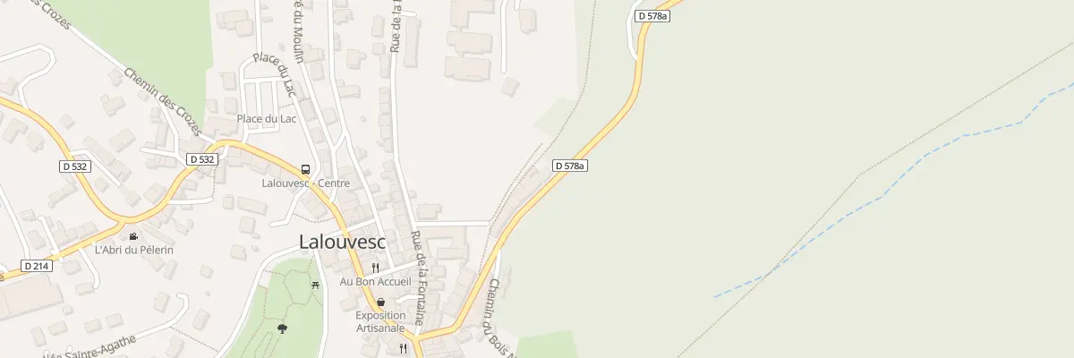 Plan du 21 Rte d’Annonay à Lalouvesc
