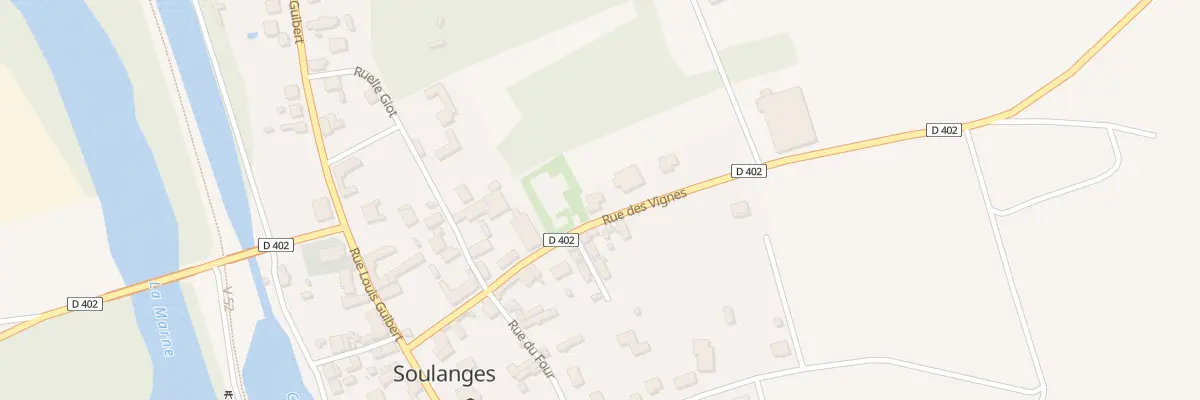 Plan du 8 Rue des Vignes à Soulanges