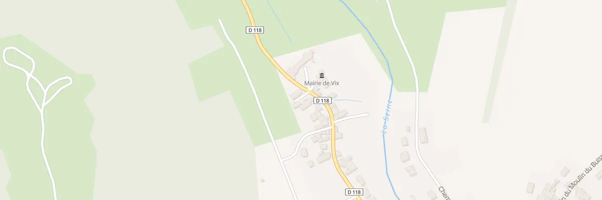Plan du 22 Rue du Lavoir à Vix