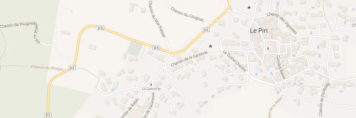 Plan du 5090 Che de la Garonne au Pin