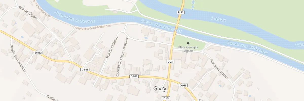 Plan du 6 Rue du Pont à Givry