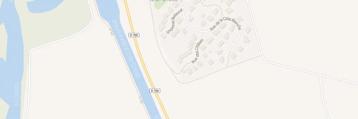 Plan du 13 Rue des Chalets à Soulanges