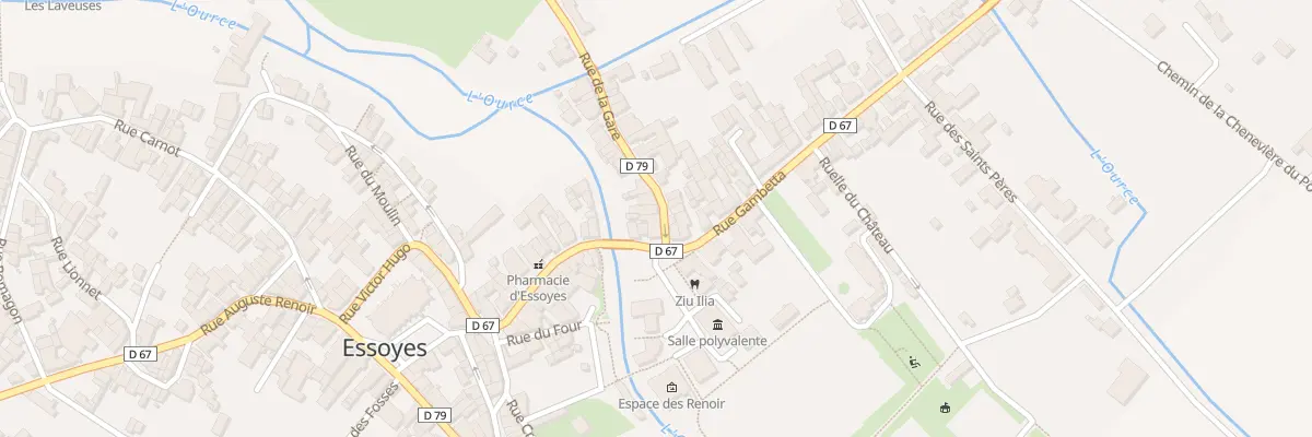 Plan du 1 Rue de la Gare à Essoyes