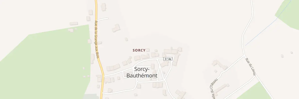 Plan du 12 Rue de l’Eglise à Sorcy-Bauthémont
