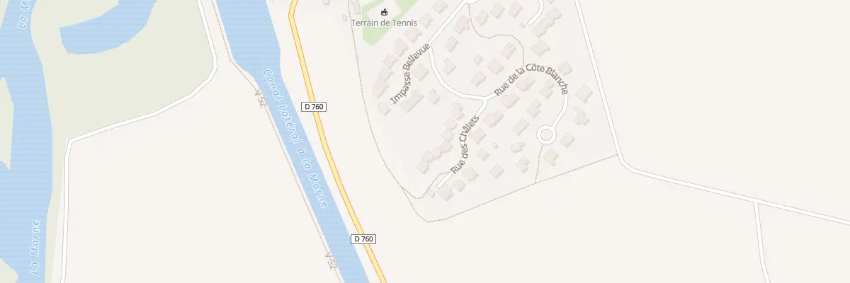 Plan du 9 Rue des Chalets à Soulanges