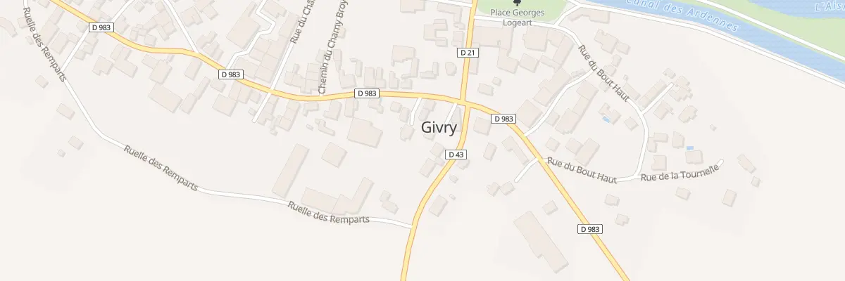 Plan du 2 Imp de l’Oseraie à Givry