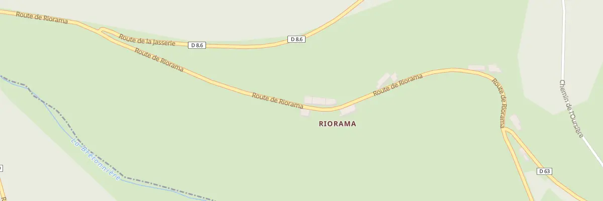 Plan du 408 Rte de Riorama à Graix