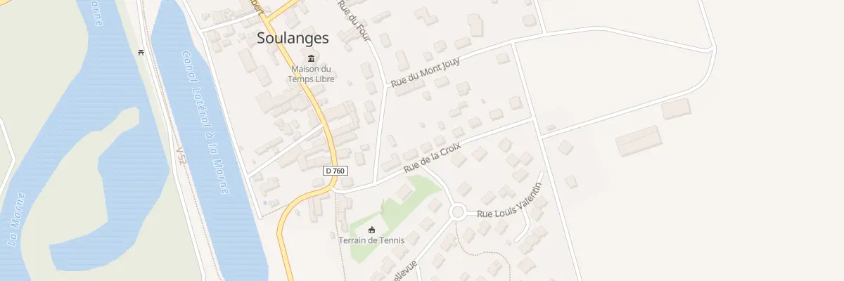 Plan du 4 Rue de la Croix à Soulanges