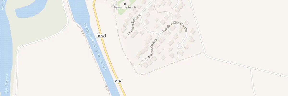 Plan du 7 Rue des Chalets à Soulanges