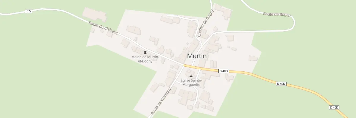 Plan du 2 Rte du Chatelet à Murtin-et-Bogny