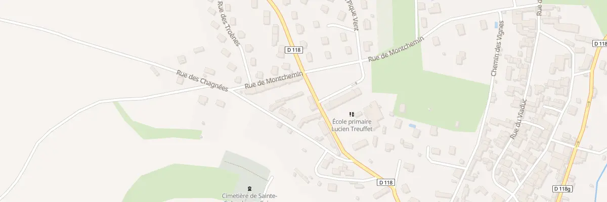 Plan du 15 Rue de la Croix de la Borde à Sainte-Colombe-sur-Seine