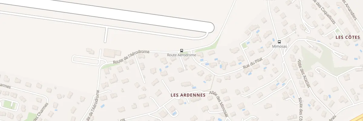 Plan du 86 Rte de l’Aérodrome à L’Horme