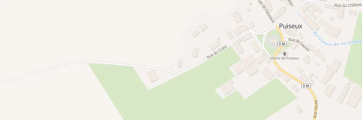 Plan du 15 Rue du Culot à Puiseux