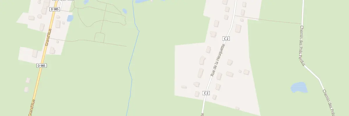 Plan du 69 Rue de la Heuquette à Gué-d’Hossus