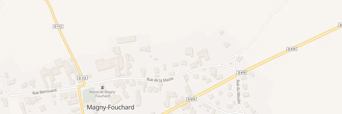 Plan du 9 Rue de la Mairie à Magny-Fouchard