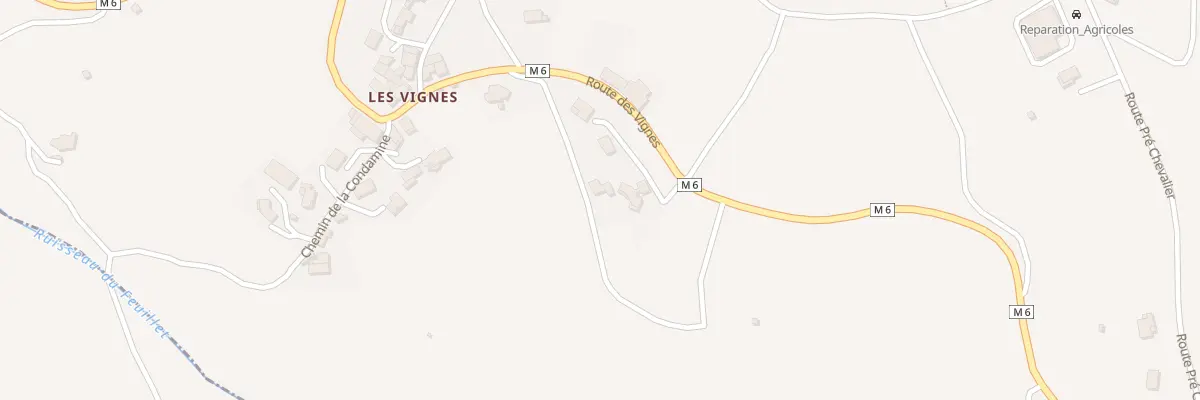 Plan du 1290 Rte des Vignes à Saint-Romain-en-Jarez
