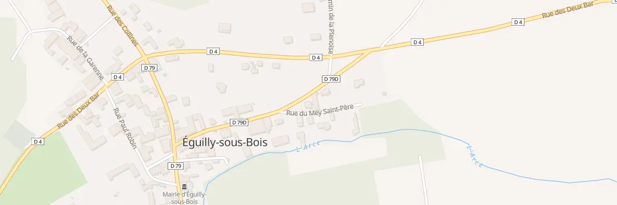 Plan du 1 Rue du Mey Saint Pere à Éguilly-sous-Bois