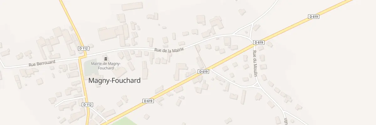 Plan du 27 Rte Nationale 19 à Magny-Fouchard