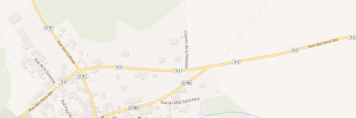 Plan du 1 Che de Plenoise à Éguilly-sous-Bois