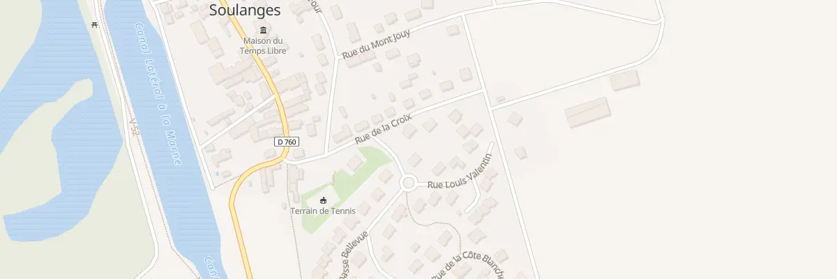 Plan du 3 Rue de la Croix à Soulanges