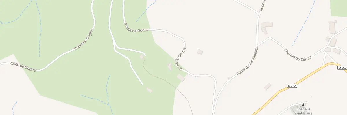 Plan du 323 Rte de Gogne à Gras