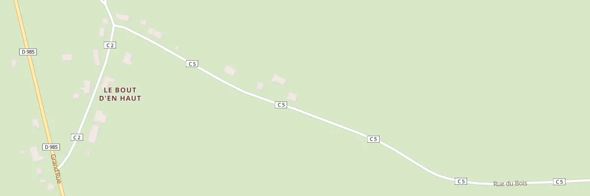 Plan du 21 Rue du Bois à Gué-d’Hossus