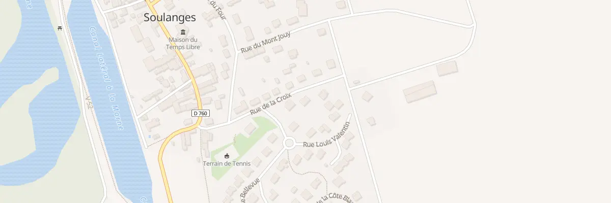 Plan du 5 Rue de la Croix à Soulanges