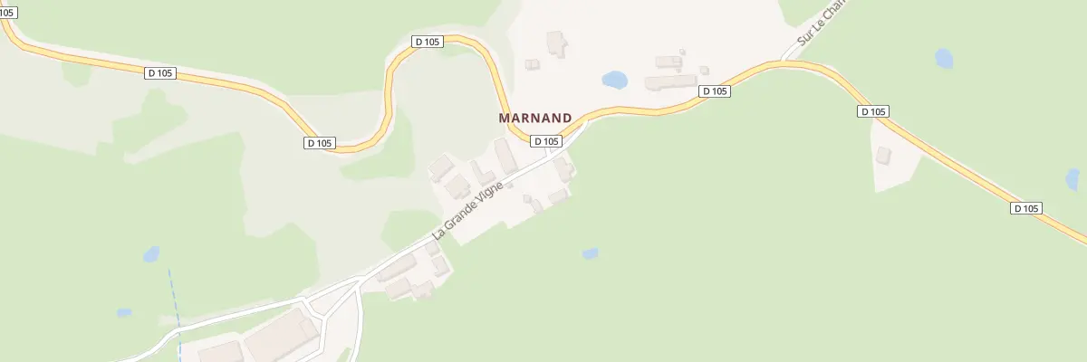 Plan du 3 Marnand à Joncy
