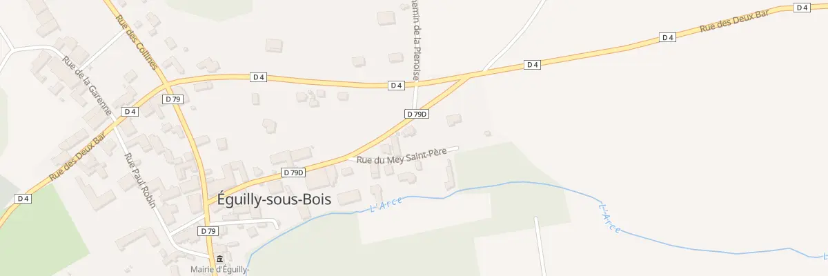 Plan du 3 Rue du Mey Saint Pere à Éguilly-sous-Bois