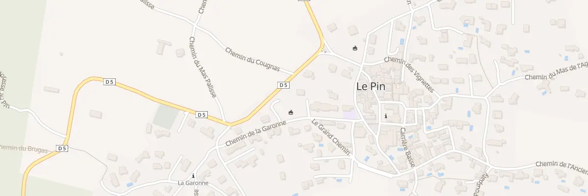 Plan du 5166 Che de la Garonne au Pin