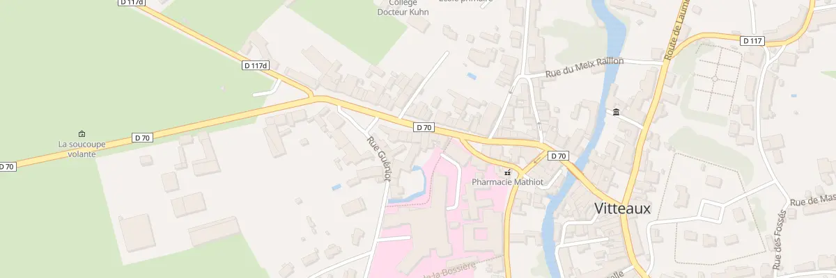 Plan du 19 Rue Edmé Millot à Vitteaux