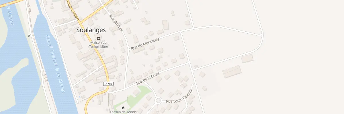 Plan du 12 Rue de la Croix à Soulanges