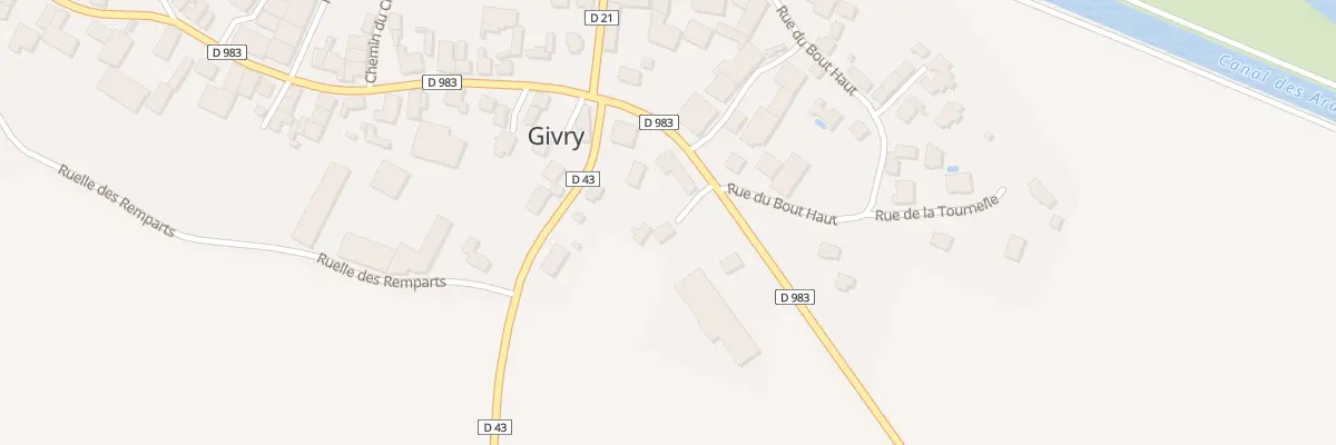 Plan du 1 Imp des Vanneaux à Givry