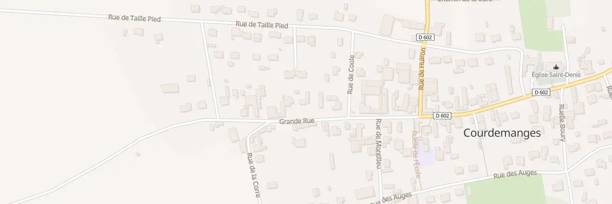 Plan du 50 Gr Grande Rue à Courdemanges