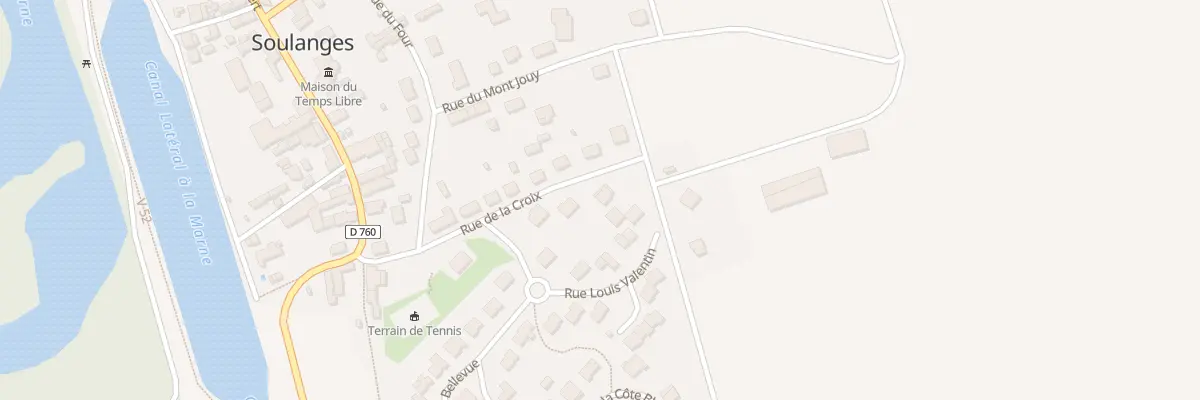 Plan du 7 Rue de la Croix à Soulanges