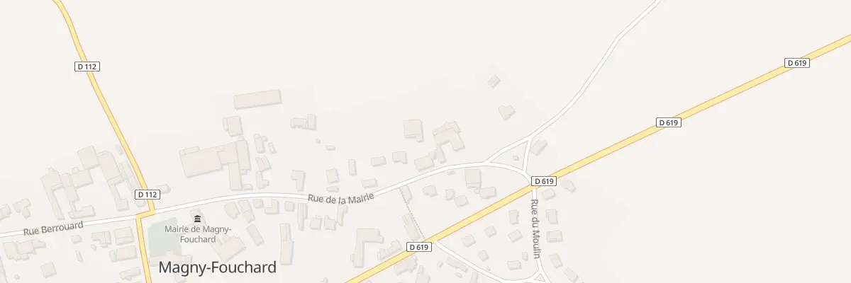 Plan du 13 Rue de la Mairie à Magny-Fouchard