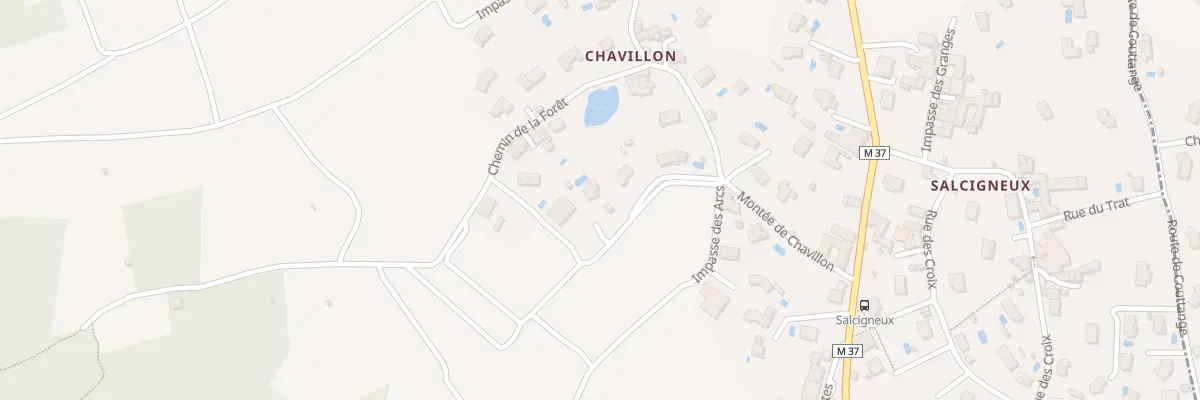 Plan du 426 Mte de Chavillon à Cellieu