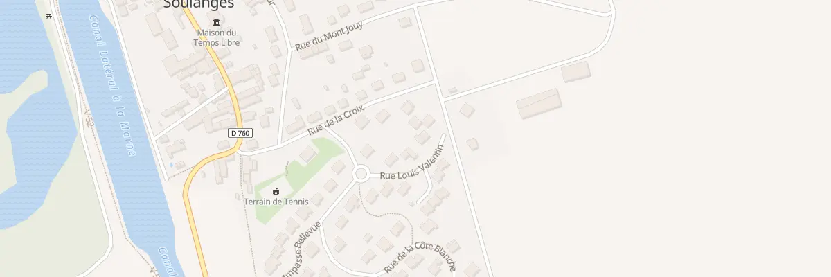 Plan du 8 Rue Louis Valentin à Soulanges