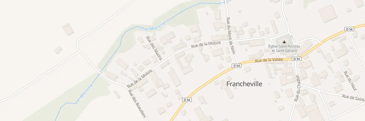 Plan du 9 Rue de la Moivre à Francheville