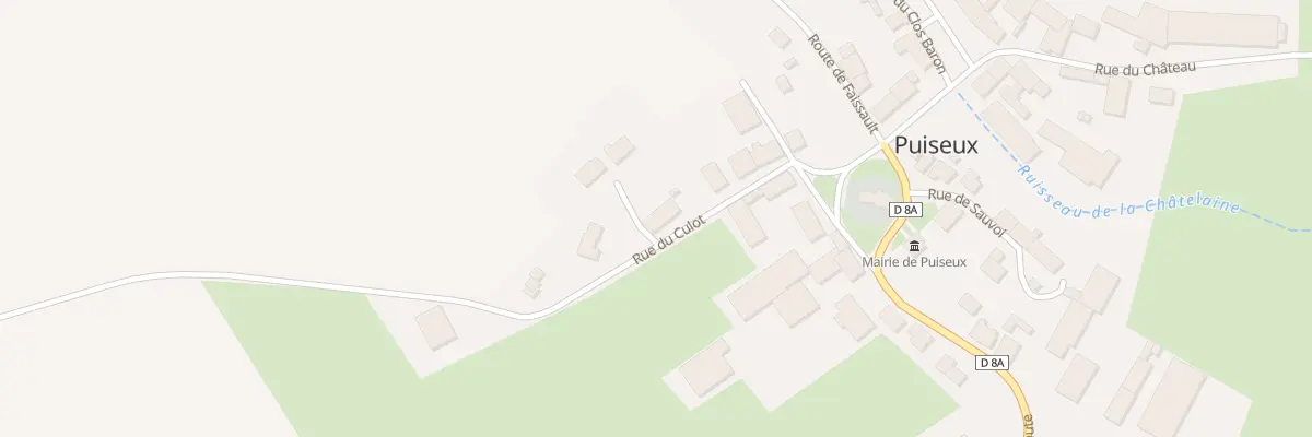 Plan du 13 Rue du Culot à Puiseux